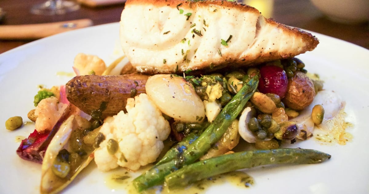 Sustainably Harvested Chilean Sea Bass Main Menu Vine American Restaurant in San Clemente, CA