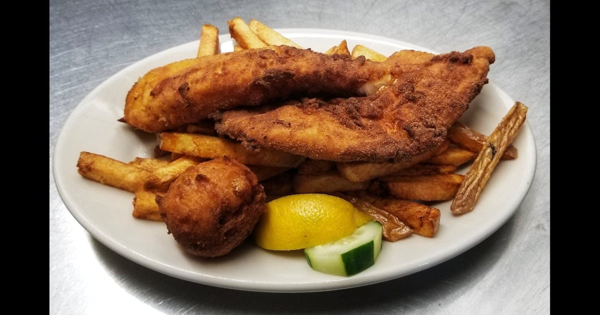 Fish & Chips Menu The Brookside Inn Restaurant in