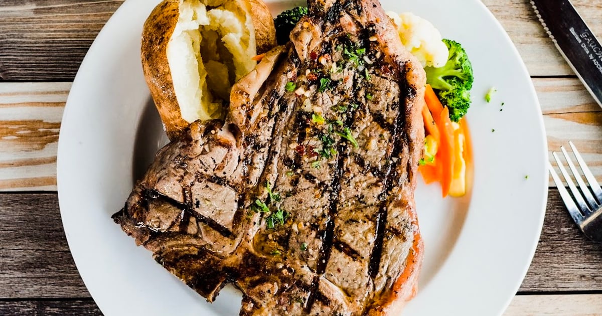 Bonein Ribeye Steak (16 oz.) Dinner Nano Cafe Breakfast