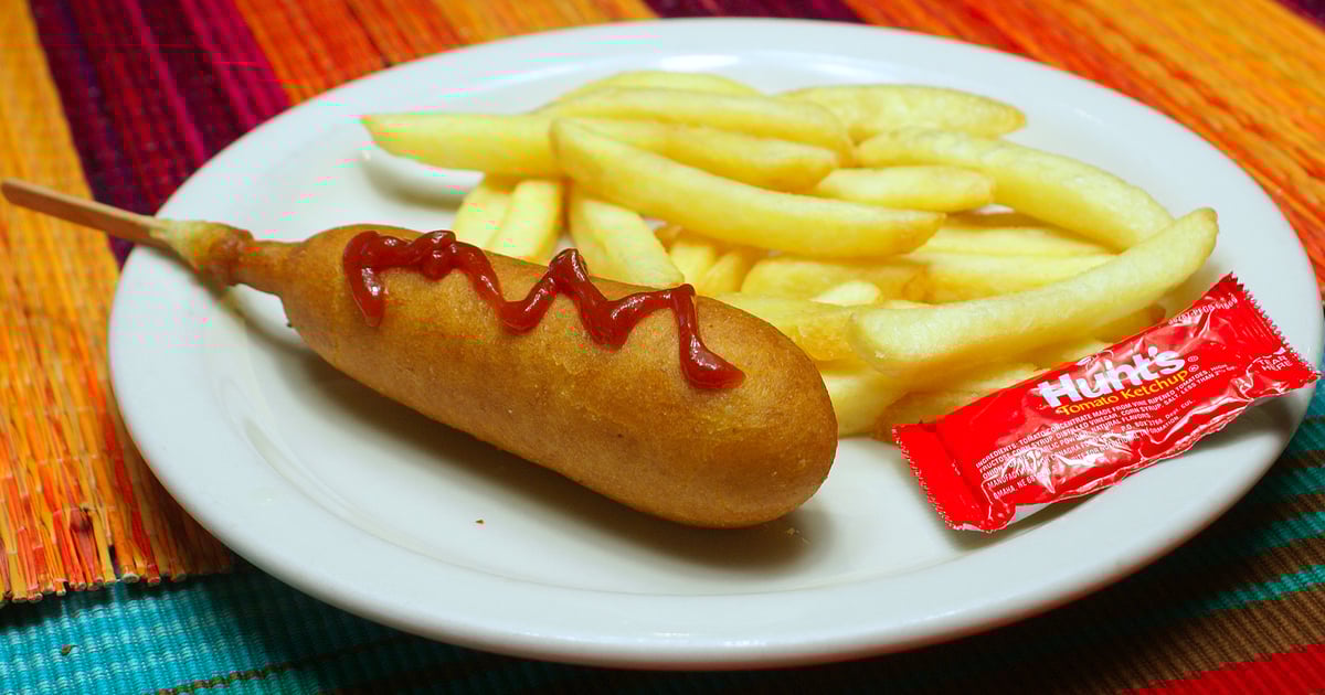 4. Corn Dog and Fries Full Menu La Hacienda Mexican Restaurant