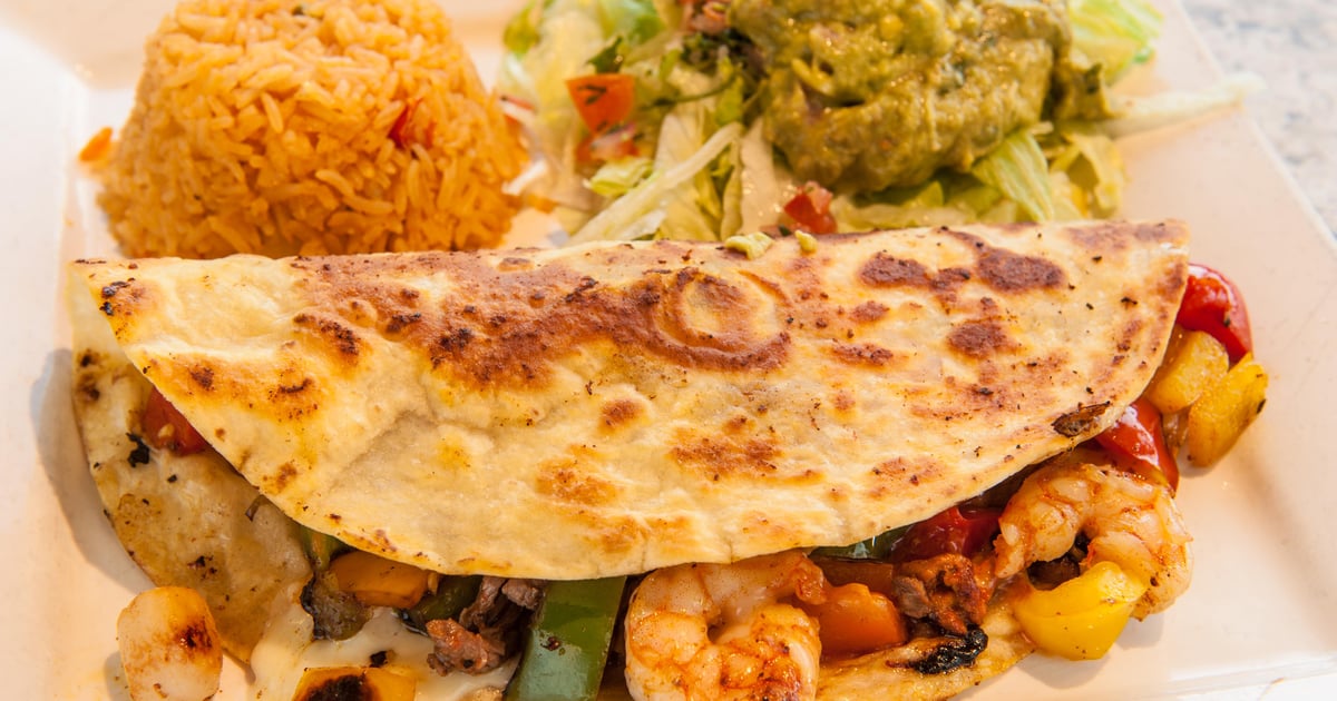 *Seafood Quesadilla Full Menu La Hacienda Mexican Restaurant