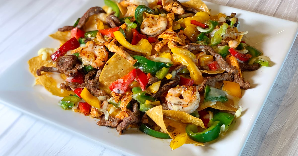 Nachos Fajitas Full Menu La Hacienda Mexican Restaurant Mexican