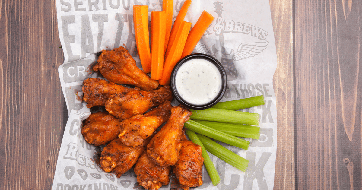 Rockin' Hot Wings Food American Food & Live Music Restaurant Rock