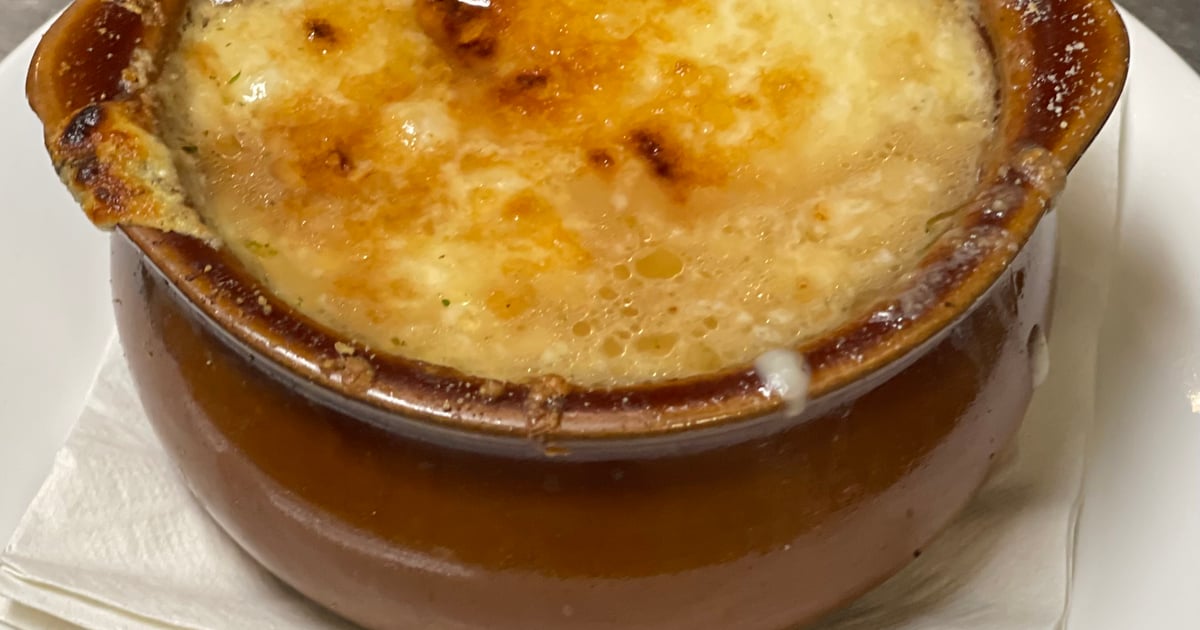 French Onion Soup Menu Nick & Tom's Restaurant & Bar Restaurant