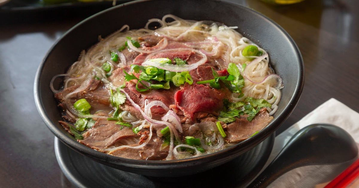 Filet Mignon Pho (Pho Bo) PHO (Rice Noodle Soups) Monarch 9 Cafe