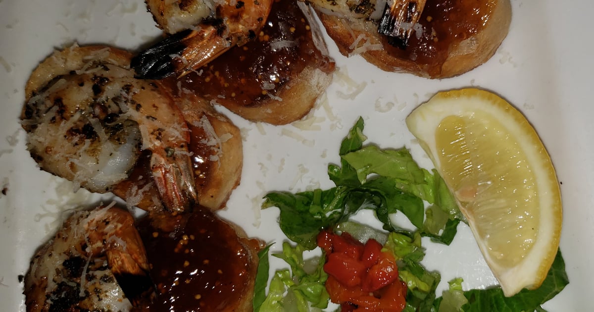 Montadito de Gambas y Mermelada de Higo Dinner Menu Jalapeños