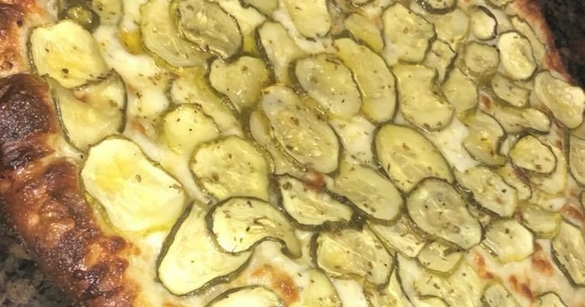 PICKLE PIZZA Menu Village Pizzeria Pizza Restaurant in Middleport, NY