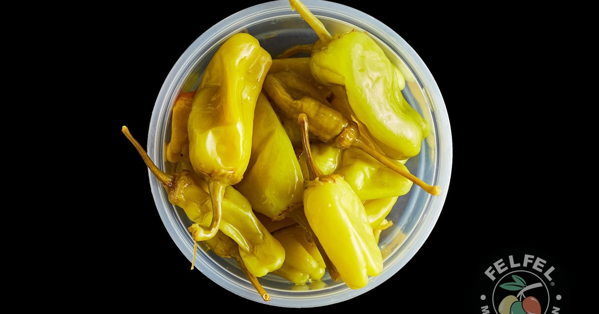 Pepperoncini Menu Felfel Mediterranean