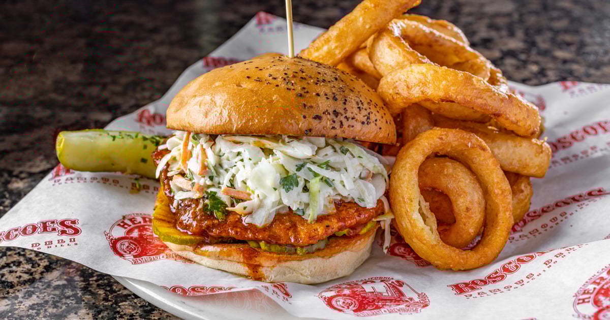 Nashville Chicken Sandwich - Roscoe's - Chino Hills - Family Style
