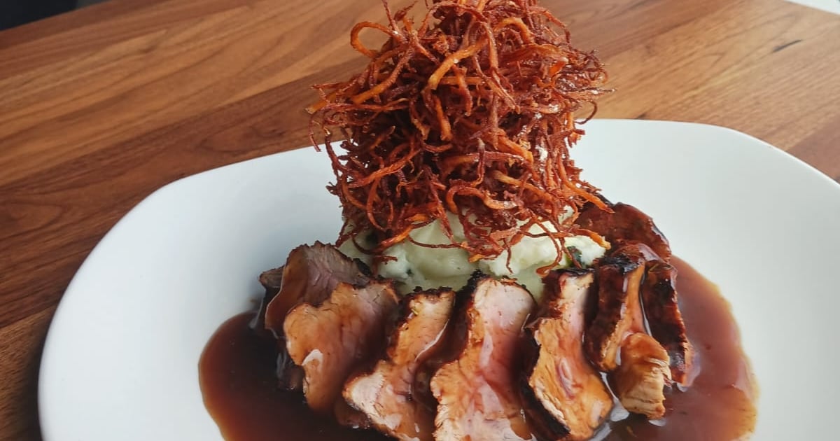 Ancho Pork Tenderloin Happy Hour Z’Tejas TexMex Restaurant