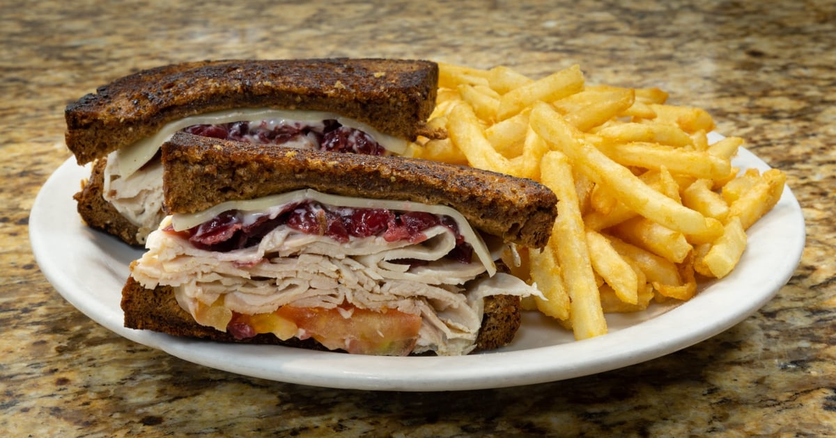 State Street Turkey Sandwich Lunch Menu Carolyn's Cafe Restaurant