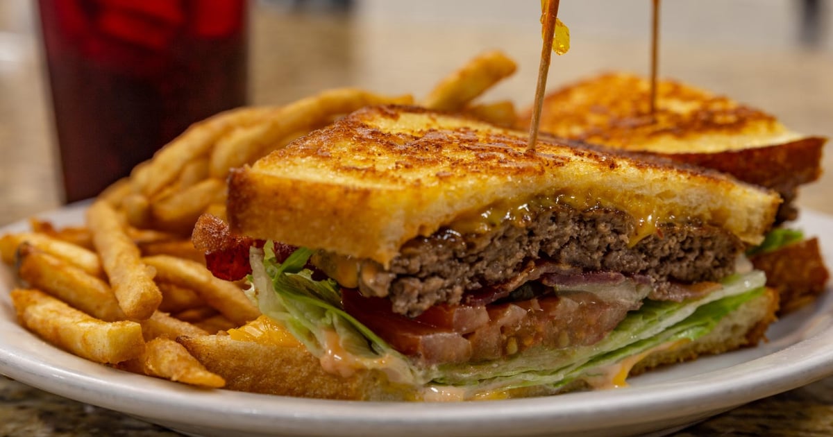 Frisco Burger Lunch Menu Carolyn's Cafe Restaurant in Redlands, CA
