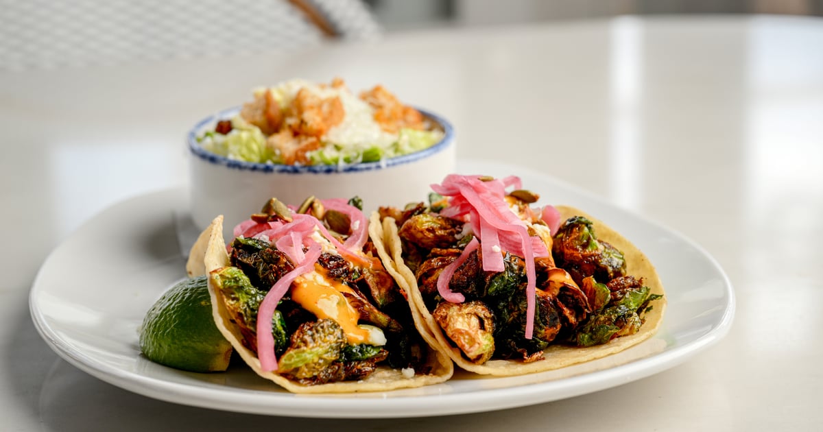 Brussel Sprout Tacos - The Montauk - Brunch, Lunch, Dinner, Happy