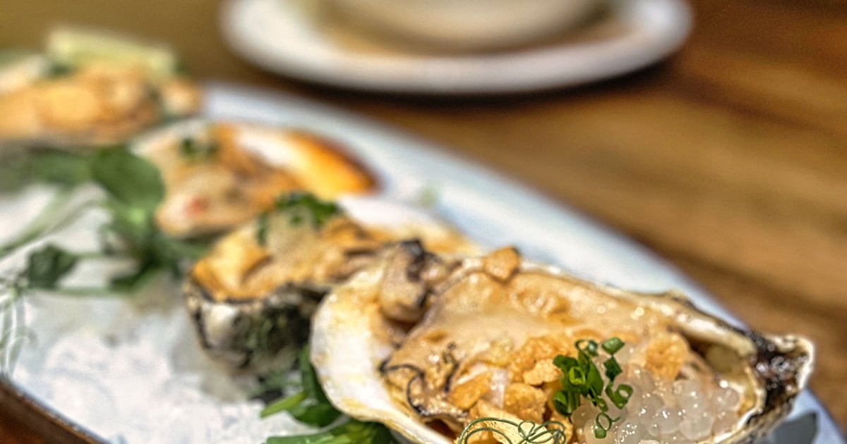 Fire Roasted Oysters Dinner Menu The Huntsman New American