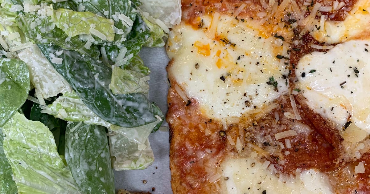 1/2 Margherita or Pepperoni Pizza Menu Proof Artisanal Pizza