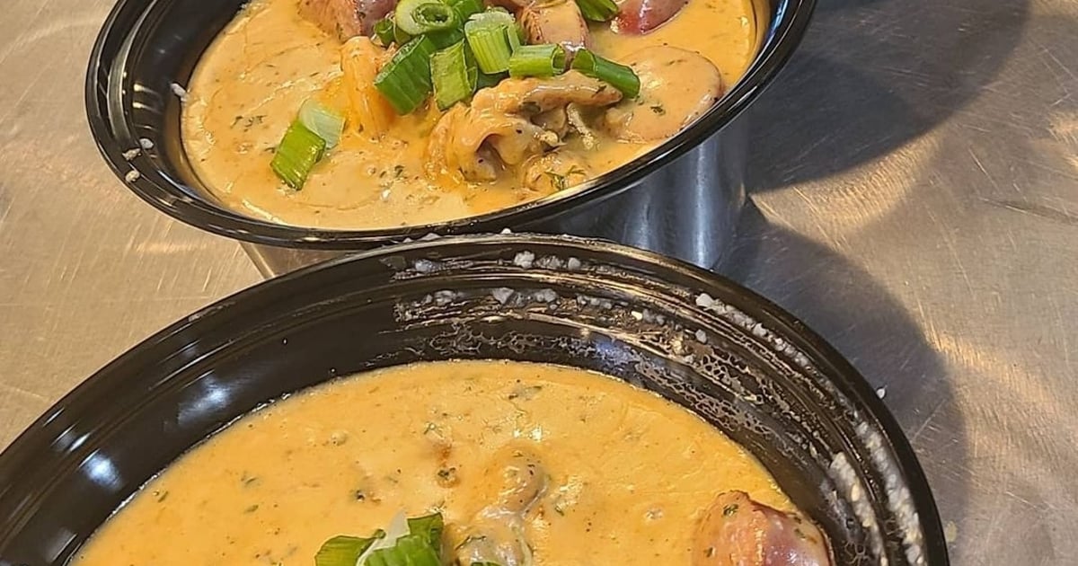 Cajun Alfredo & Grits Food R & R Breakfast Spot Breakfast Restaurant in Chino, CA