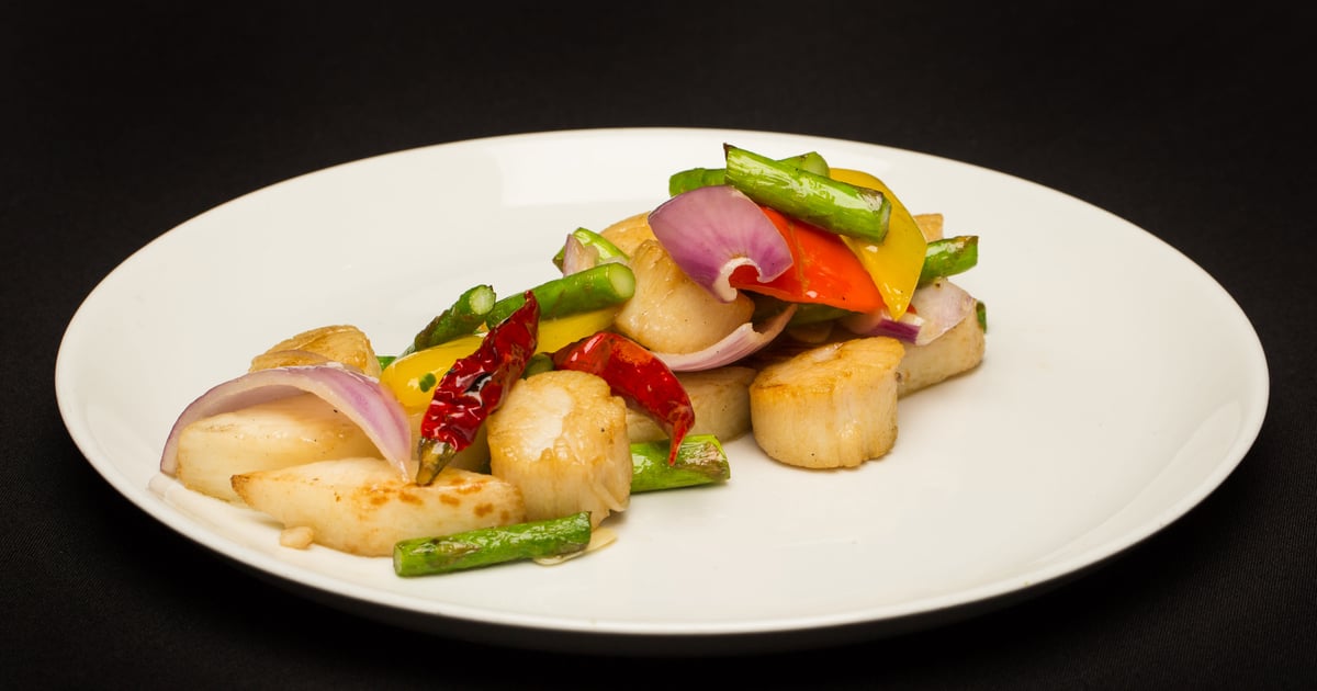 Stir Fried Scallop with XO Sauce - Dinner Menu - Baron's Sino Kitchen