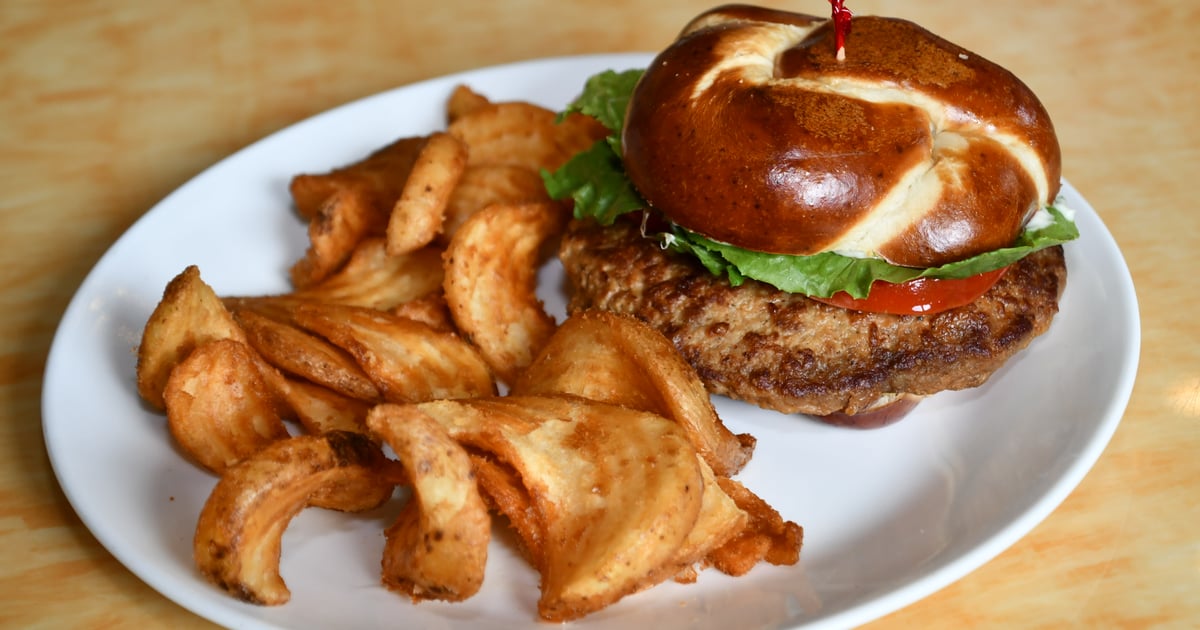 German Style Hamburger Main Menu Bruno's European Restaurant