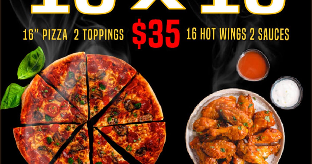 16 x 16 Deal Promotions Alondra's Hot Wings, Pizza, Pasta Chicken