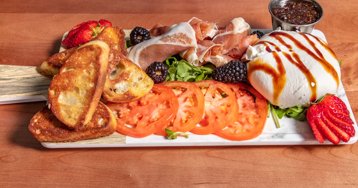 Prosciutto & Burrata Board Mother's Day Dinner JB's on the Water