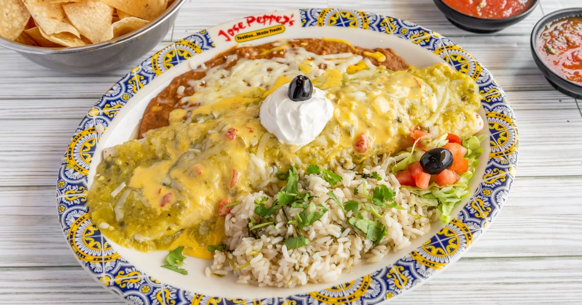 Carnitas Burrito Dinner Jose Pepper's