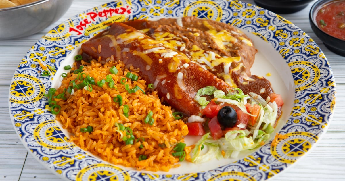 Enchilada Platter Lunch Jose Pepper's