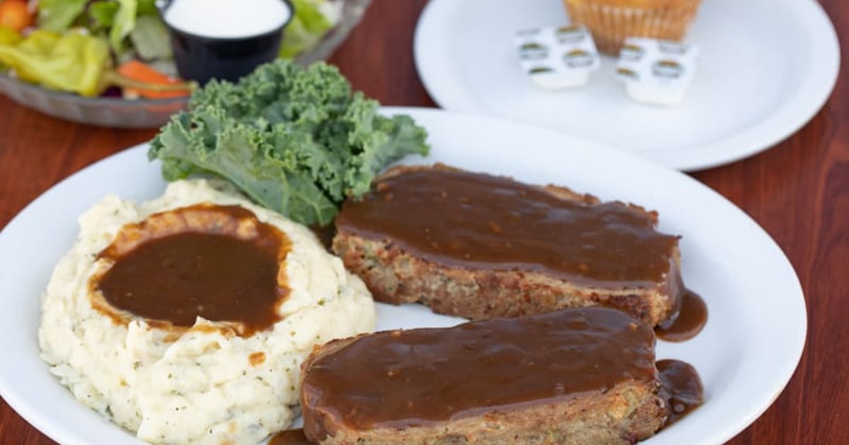Meatloaf Platter All Day Menu Corky's Kitchen and Bakery American