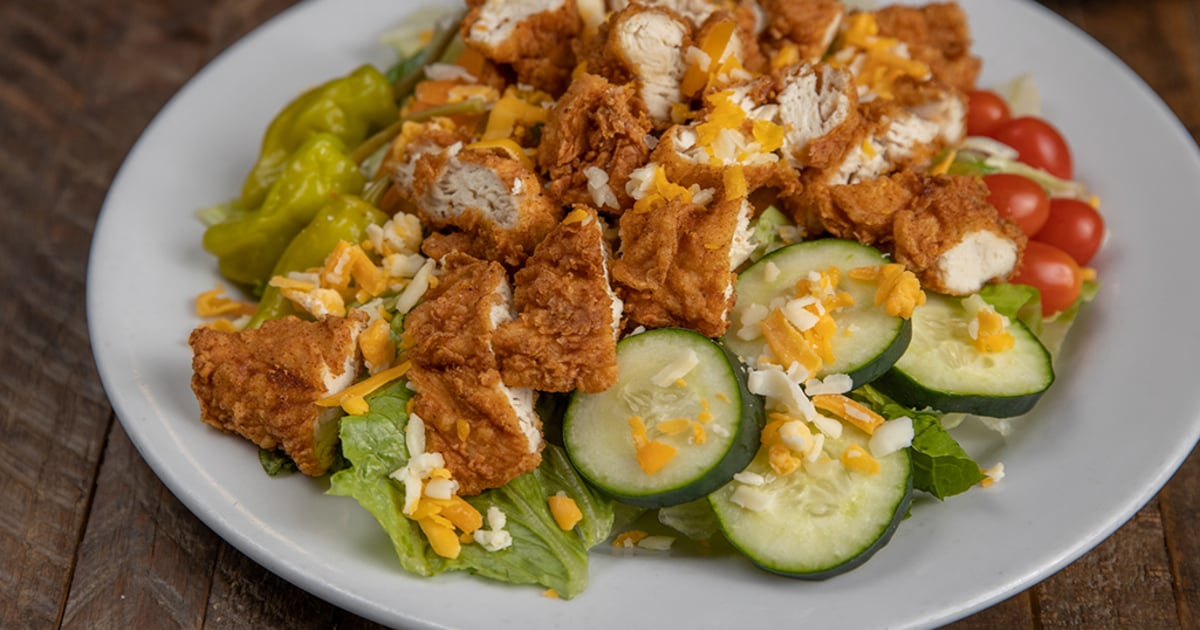 Crispy Chicken Salad All Day Menu Corky's Kitchen and Bakery