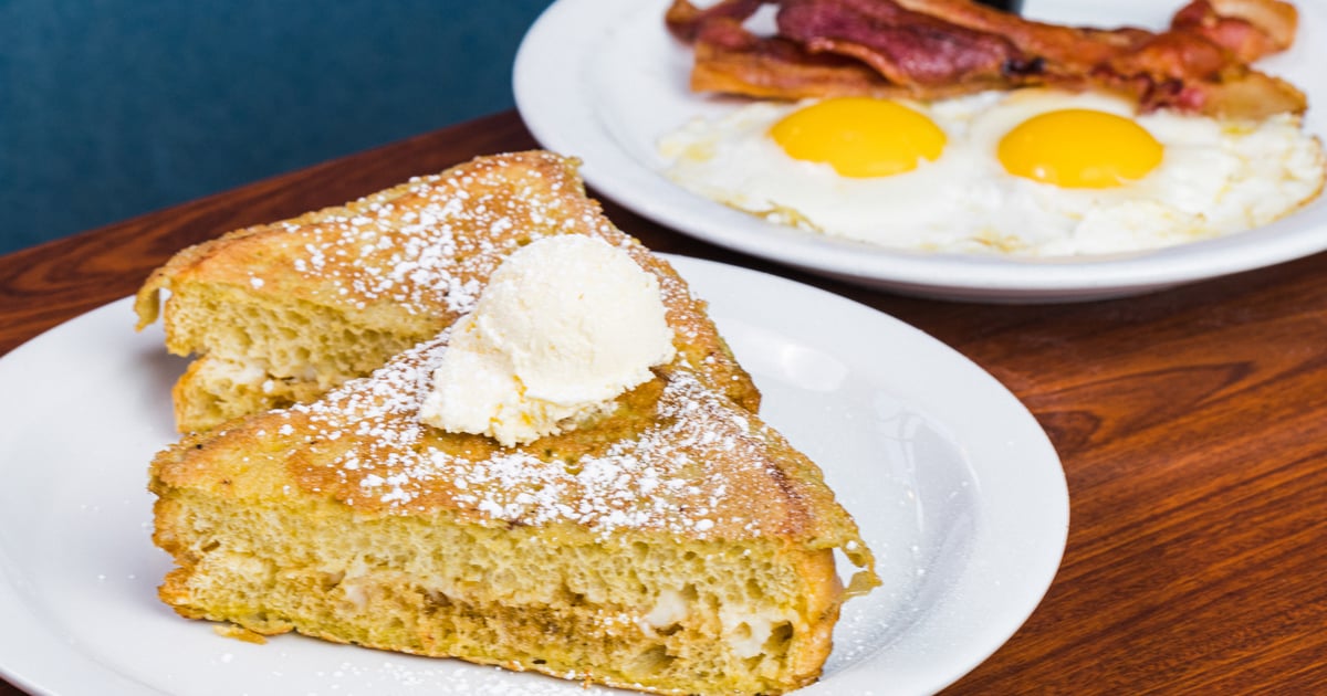 Stuffed French Toast Combo All Day Menu Corky's Kitchen and Bakery