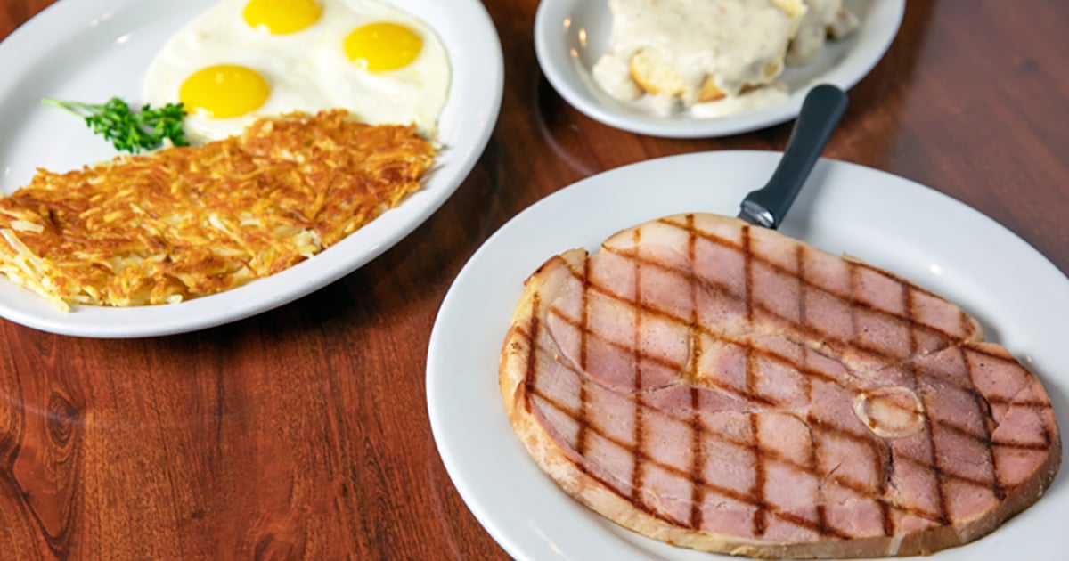Ham & Eggs All Day Menu Corky's Kitchen and Bakery American