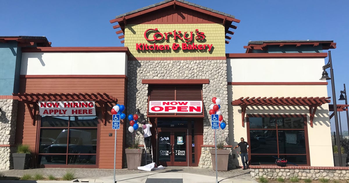 Press Corky's Kitchen and Bakery American Restaurant in CA