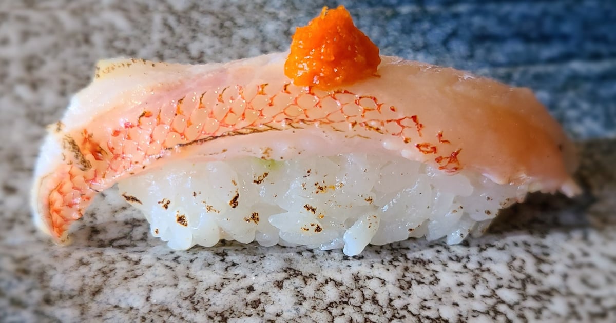 Golden Eye Snapper Nigiri : r/sushi