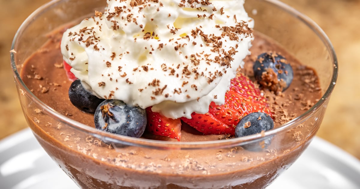 Dark Chocolate Mousse Brownie Menu Copper & Vine a tasting room