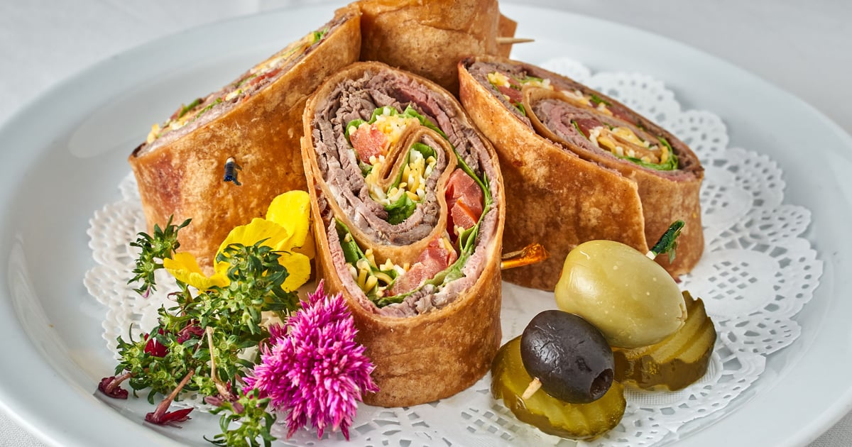 Roast Beef Wrap Catering Menu Sharko's Catering