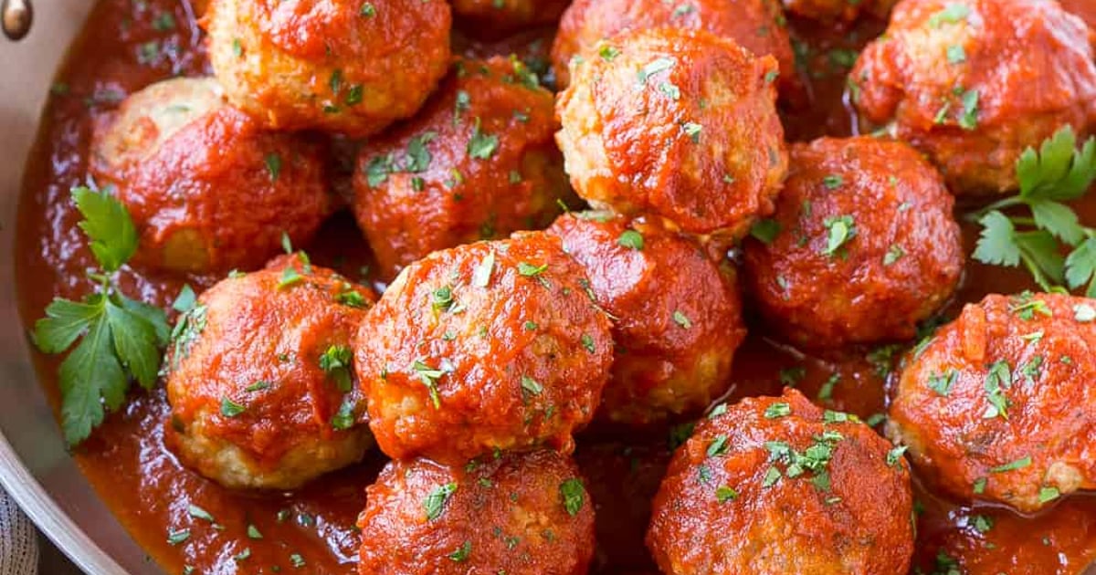 20 bite size Italian Style Meatballs - Meal Packages - Sharko's Catering