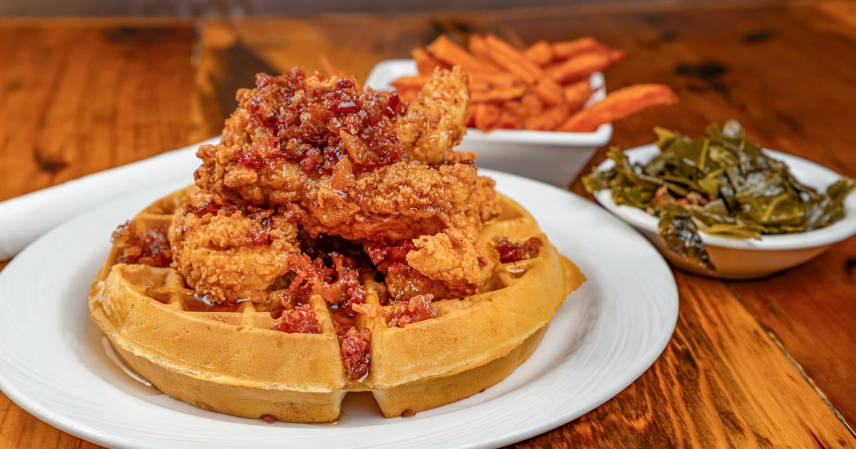 chicken-and-waffles-the-black-cow-american-restaurant-in-columbus-ga