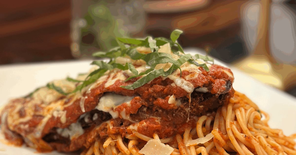 Cafe Ricotta Menu Ricotta Eggplant Parmigiana - Bernini's Bistro - Italian Restaurant in ...