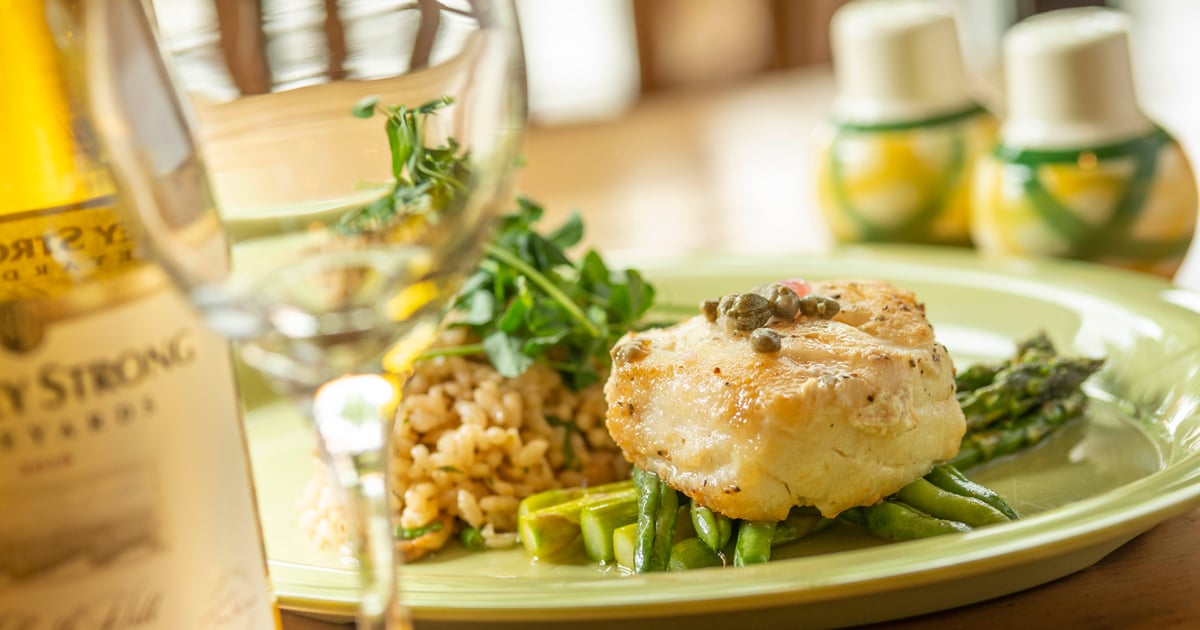 Chilean Sea Bass Evening Dining Great Full Gardens Health Food