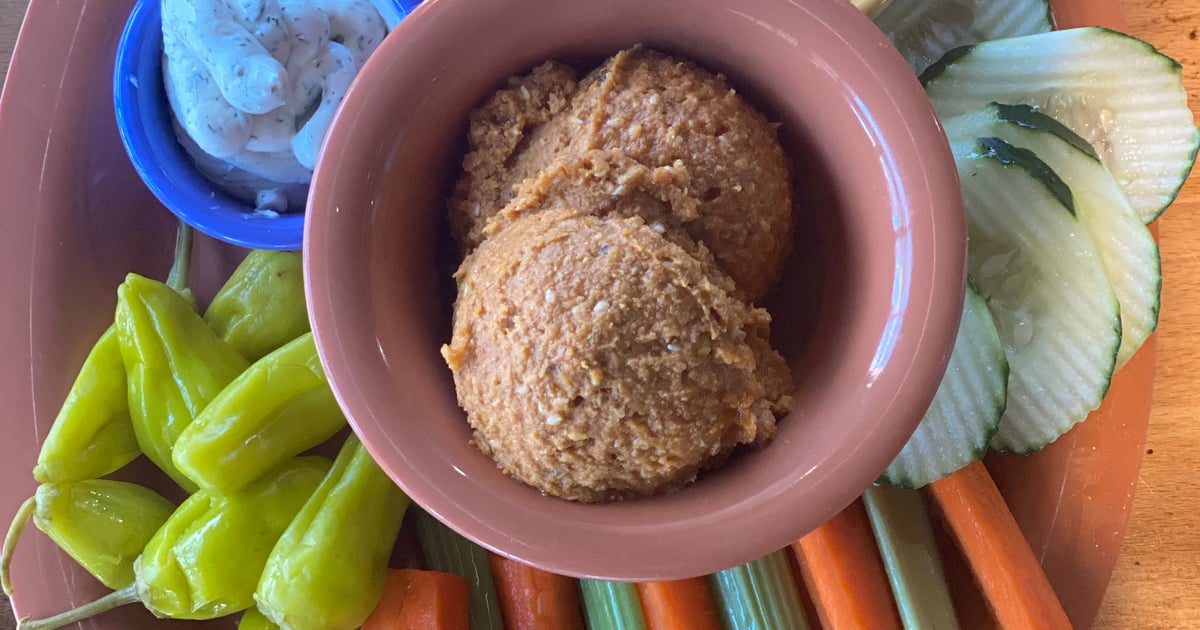 Mediterranean Hummus Plate Main Great Full Gardens Health Food