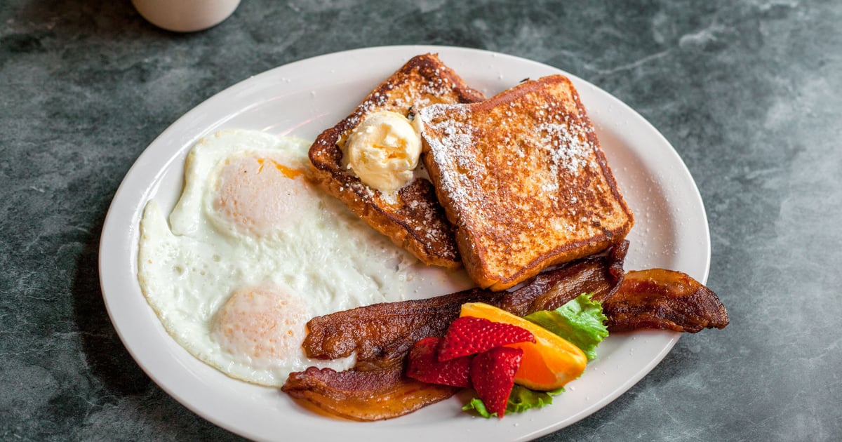 French Toast Combo Breakfast Costas on the Ave Diner in Seattle, WA
