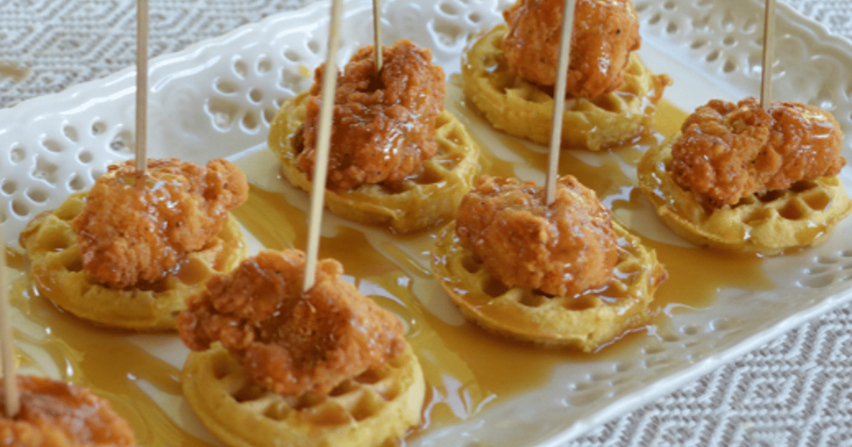 Mini Chicken and Waffles Recipe