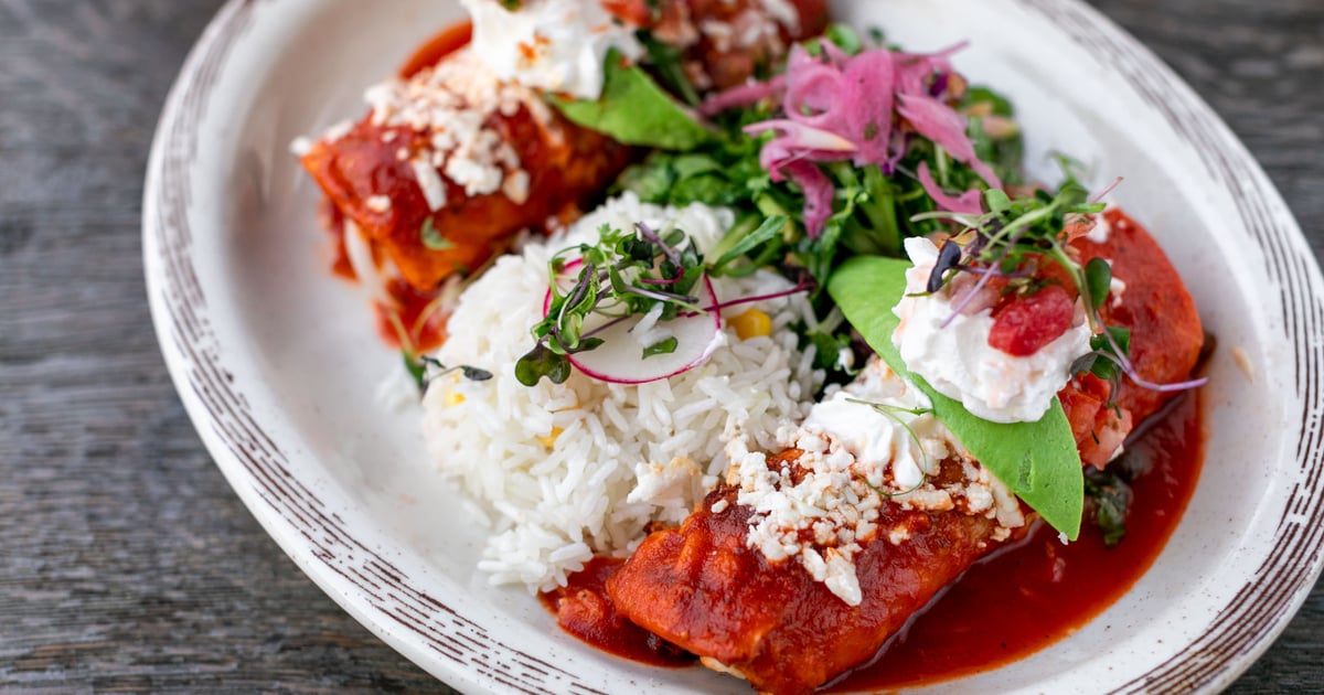 Enchiladas de Mariscos Catering Sol Agave Mexican Restaurant in CA