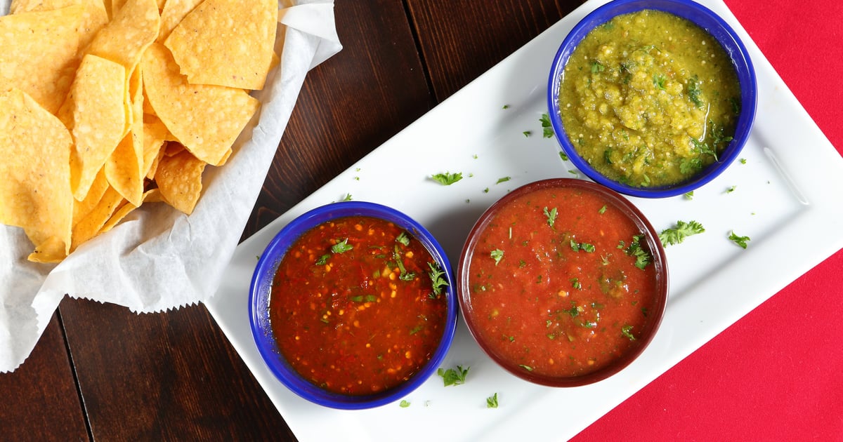 Pick three salsas + chips Dinner El Sabor Mexican Restaurant in