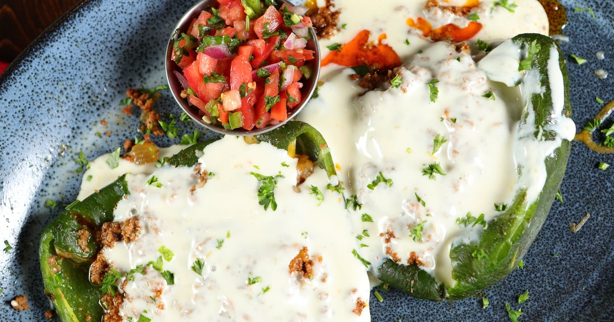 Chile Rellenos Dinner Menu El Sabor Mexican Restaurant in