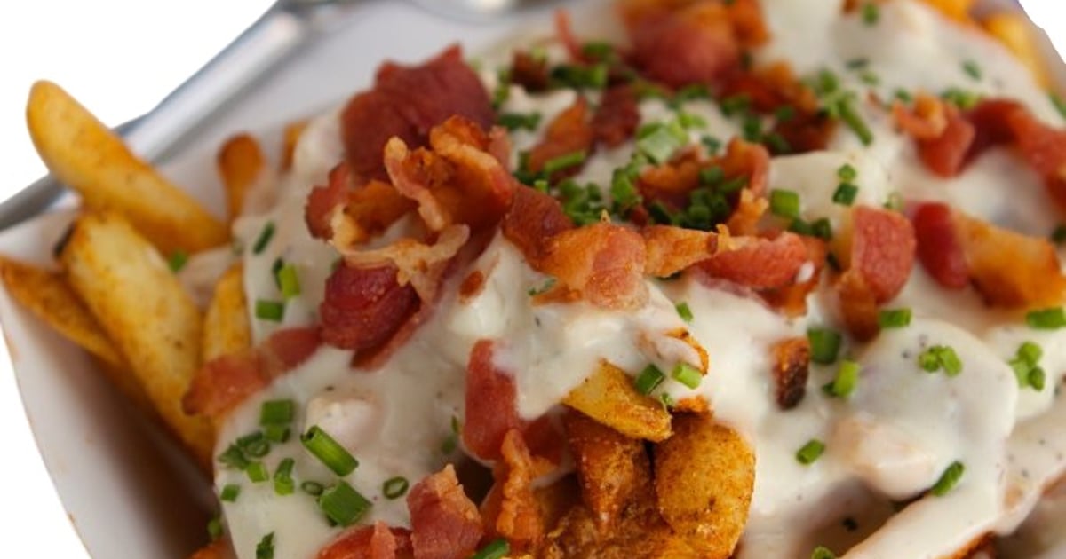 Chowder Fries Menu Beach Burger American Restaurant in Morro Bay, CA