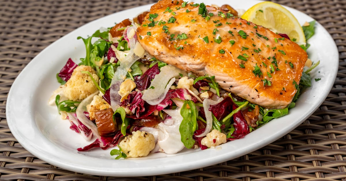 Honey Lemon Roasted Salmon Eat Treno Pizza Restaurant in Haddon