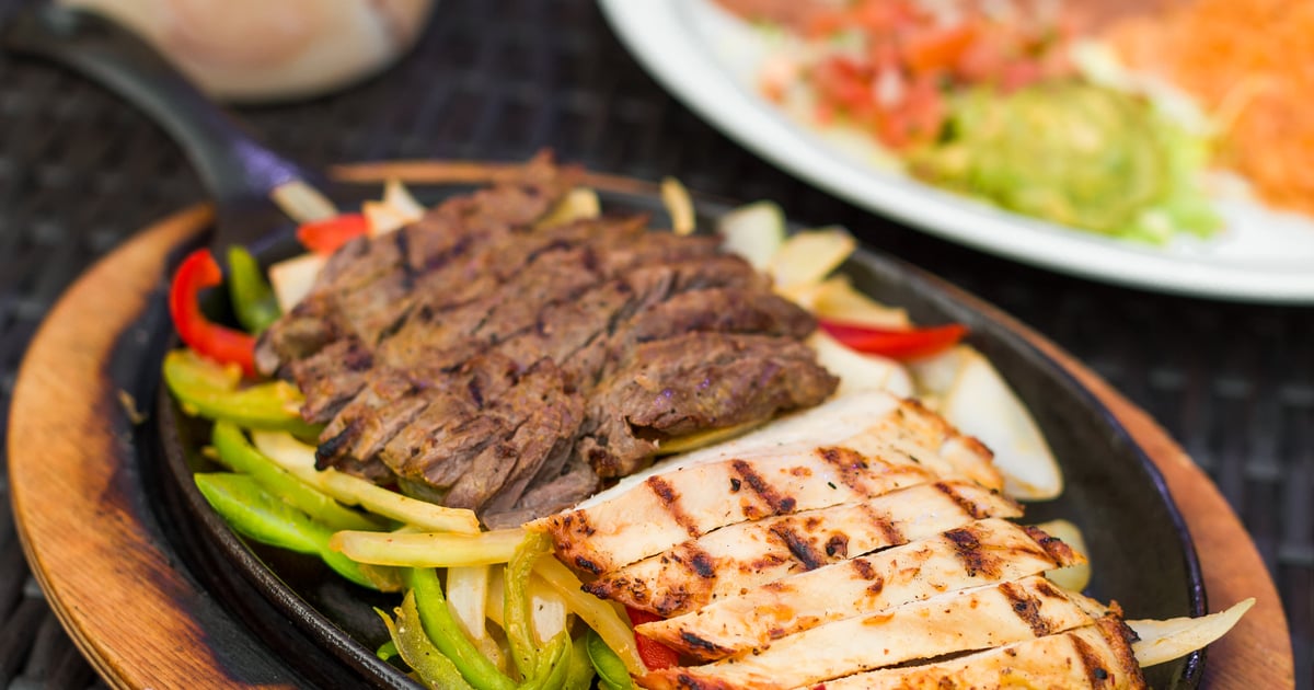 Grilled Steak & Chicken Fajitas Elvira's Upland Menu Elvira's