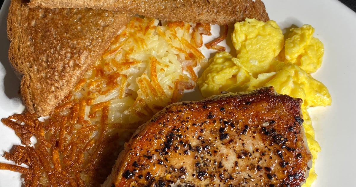 Pork Chop Breakfast Menu Casino Inn