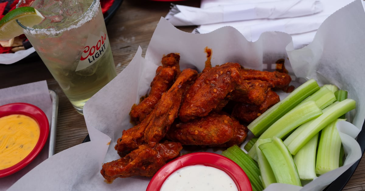 Wing Baskets Menu In the Zone Sports Bar & Grill Sports Bar in
