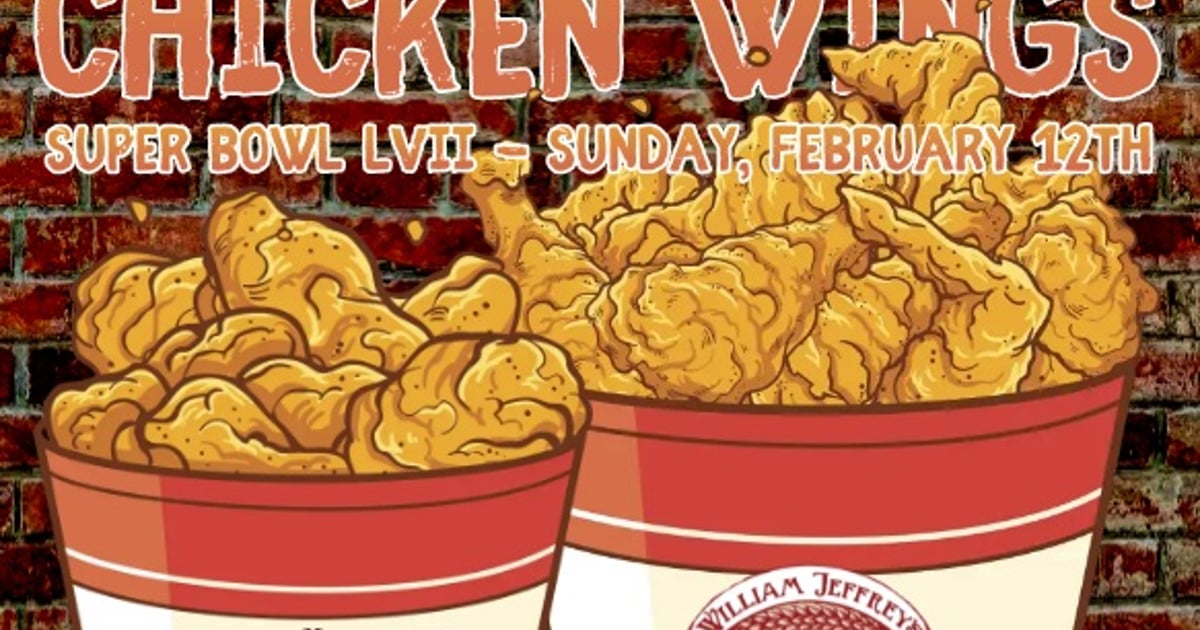 20 Fried Wings Game Day Chicken Wing Buckets William Jeffrey's